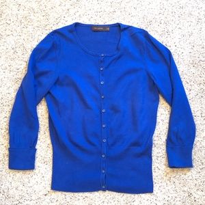 The Limited Royal Blue Cardigan